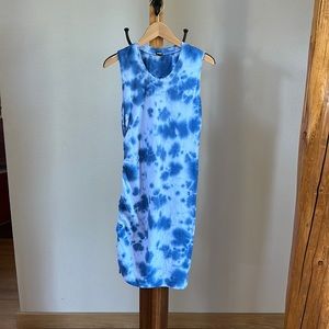 Monroe t-shirt fitted dress with side ruching